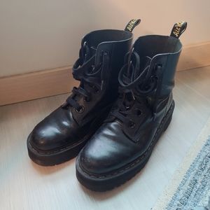 Dr. Martens Black Platform Boot